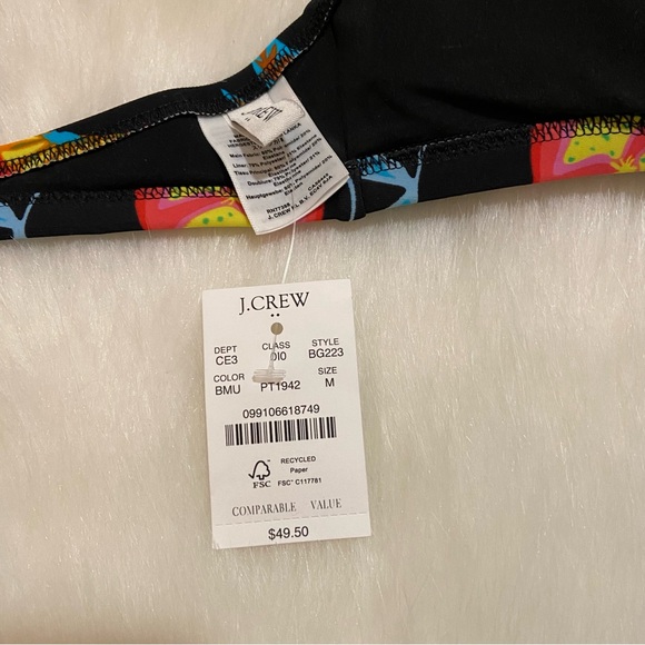 J. Crew French Bikini Top in Fresh Fruit - Picture 6 of 8